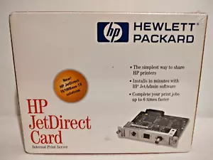 HP HEWLETT PACKARD JETDIRECT CARD 10/100 BASE-TX J2555B *New Sealed* - Picture 1 of 12