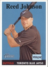 2007 Topps Heritage Toronto Blue Jays Baseball Card #223 Reed Johnson