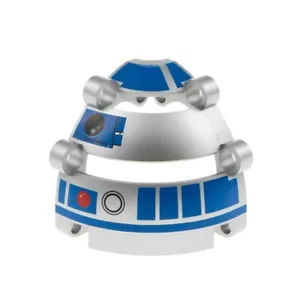 1X Lego Technic Panel Dome 6X6X5 R2-D2 Silver Blue Curved Star Wars 9748 51PS2 - Picture 1 of 2