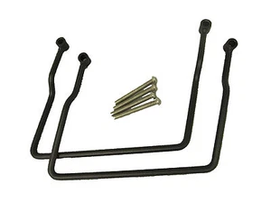 Par de soportes de alforja negro - Kawasaki Vulcan VN 750 VN750 Modelos - Imagen 1 de 1