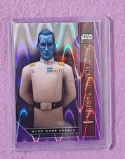 2023 Topps Finest STAR WARS GRAND ADMIRAL THRAWN Purple REFRACTOR /75