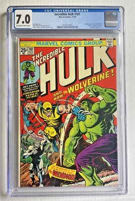 Incredible Hulk #181 CGC 7.0 Marvel Comics 1974 1st Wolverine Key issue - Image 1 of 4