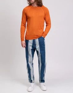 RRP €520 DRUMOHR LUXURY Cashmere & Silk Jumper IT48 US38 M Orange Crew Neck - Picture 1 of 8