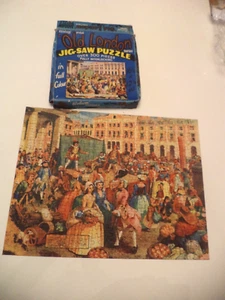 WELCOM OLD LONDON old vintage JIGSAW PUZZLE 300 pieces COVENT GARDEN ELLIS - Picture 1 of 2