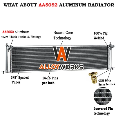 Aluminum Radiator Fit For 2012-15 Tesla Model S 5YJS 600737200A 2013 2014 NEW - Изображение 1 из 4