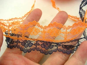 süße marine orange Nähen Spitzenborte Babykleidung Kantenborte Deko Spitze - Bild 1 von 14