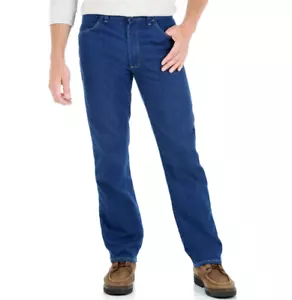Wrangler Authentics Men's Classic Flex Midweight Stretch Jean Dark Wash - Picture 1 of 7