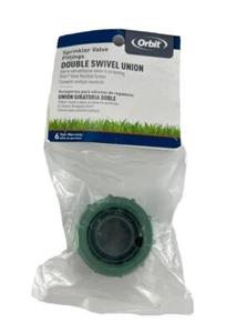 Orbit Heavy Duty Swivel Double Union Coupler Green 57184 - Picture 1 of 5
