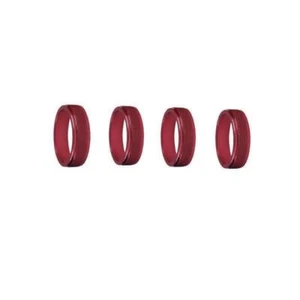 For Volvo S60 2011-2018 Red Aluminium Air Conditioning Button Control Ring Trim - Picture 1 of 8