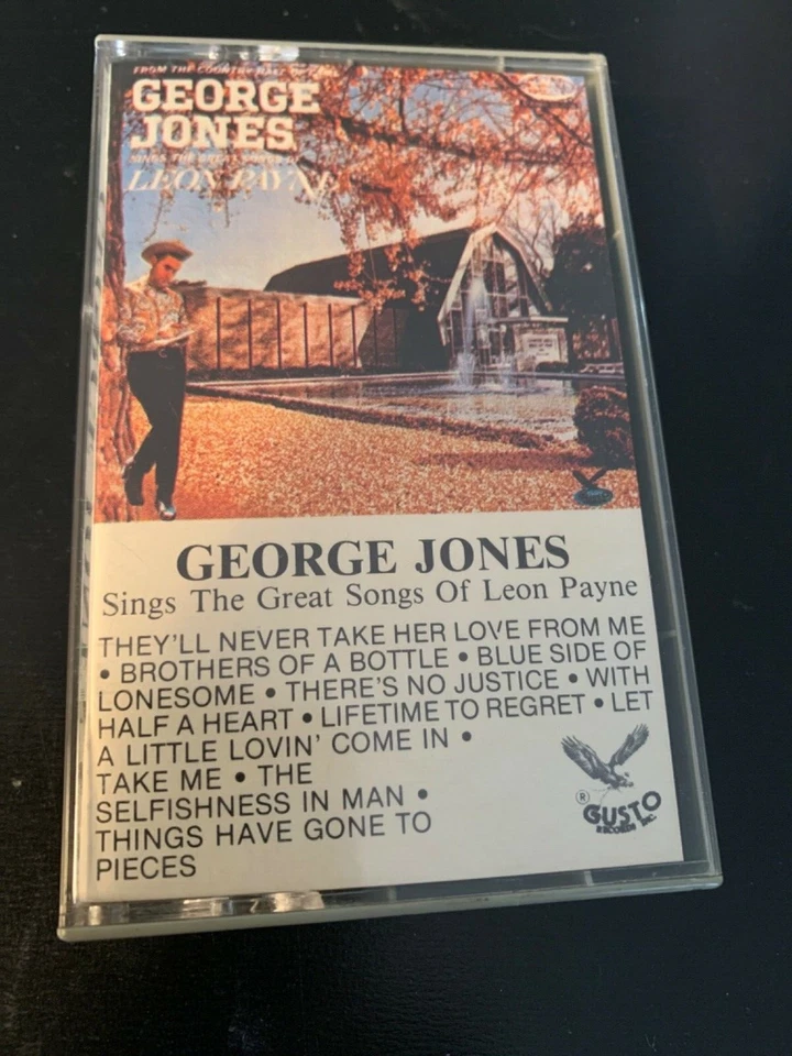 George Jones Sings the Great Songs of Leon Payne (cassette) - Image 1 of 1