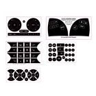 High-performance Car Internal Button Repair Stickers Set used for 2007-2014 AC