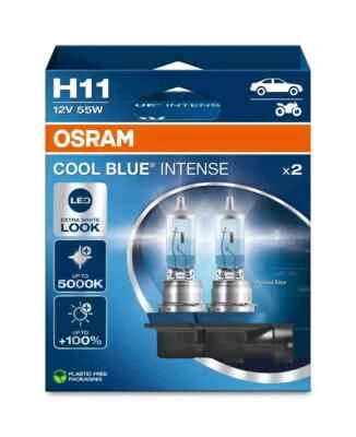 OSRAM Cool Blue Intense Next Gen H11 Headlight Bulbs (Twin) 64211CBN-HCB 5000K - Image 1 of 3