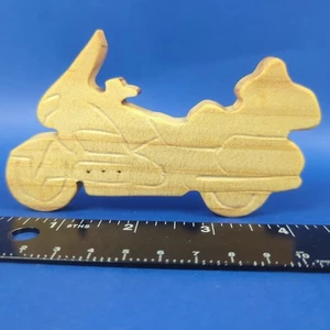 Imán refrigerador Honda Gold Wing Goldwing madera tallada a mano - Imagen 1 de 4