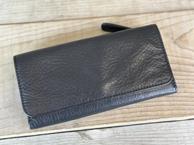 Osgoode Marley Cashmere Cuero NEGRO Mujer RFID Bloqueo Tarjetero Cartera 1218 Foto 1 de 4