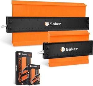 Saker Contour Gauge Profile Tool, Adjustable 12 cm+25 cm/5 inches+10 inches - Picture 1 of 8