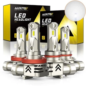 4X Headlight Bulbs LED Kit Conversion ZES 9005+H11 High Power Hi-Low 6000K Beam - Picture 1 of 10