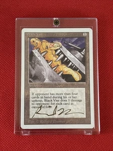 Signed Black Vise Revised Edition Artist Richard Thomas 1994 NM/MT *SHIPS FREE* - Picture 1 of 5