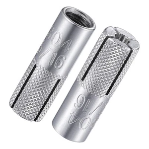 100 Stck. 5/16"-18 Premium Edelstahl Fallanker Sortiment gerändelt D... - Bild 1 von 5