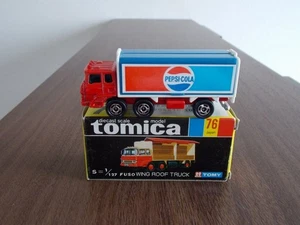 Takara Tomy Tomica Kleinwagen Mitsubishi Fuso Pepsi Cola Abfüllwagen 1978 Nr.76 - Bild 1 von 10