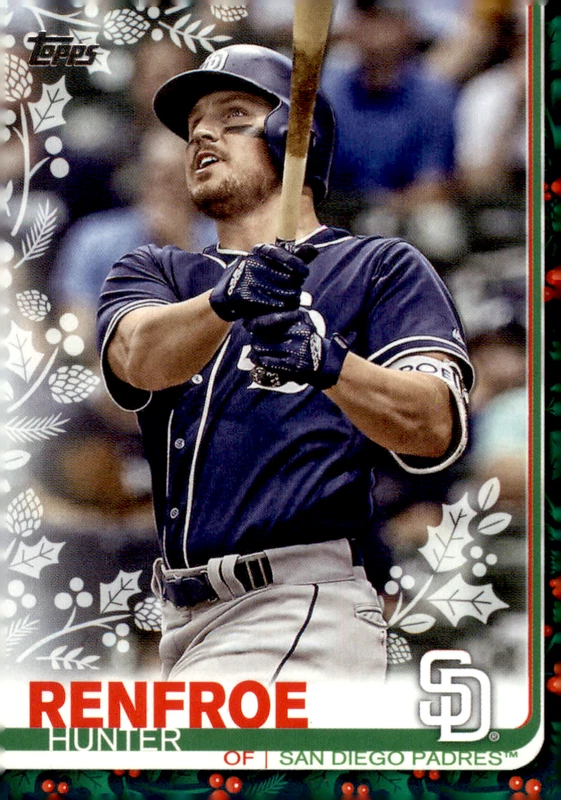 2019 Topps Holiday #HW13 Hunter Renfroe San Diego Padres - Image 1 of 2