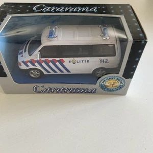 Cararama 1/43 Volkswagen T4 Politie Dutch Police Van. New In Box. Hongwell - Picture 1 of 6