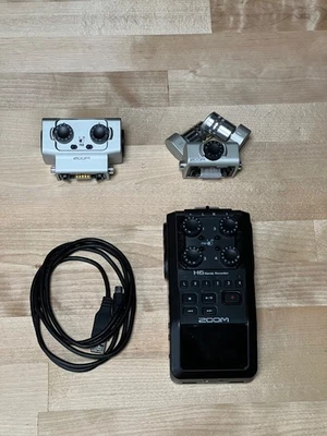 Zoom H6 Handheld Audio Recorder - Schwarz - Bild 1 von 4