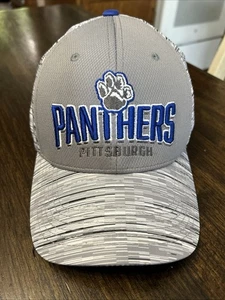 Pittsburg Panthers Hat "Static" Strapback Adjustable Lightweight Poly Osfm - Picture 1 of 8