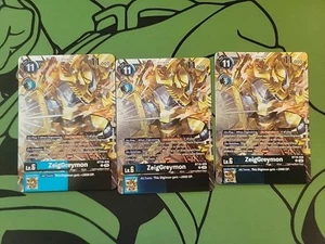 Digimon Card Game ZeigGreymon X3 BT11-031 Rare Near Mint - Picture 1 of 2
