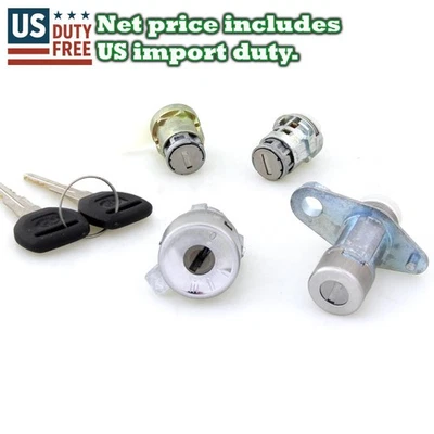 Fit 1992-1995 HONDA CIVIC EG EJ EH 3D Ignition Switch Door & Turnk Lid Locks Set - Image 1 of 4