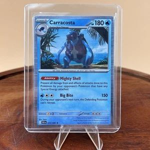Juego de cartas coleccionables Pokémon: Black Bolt - CARRACOSTA 023/086 - Holo raro casi nuevo/muy bueno - Imagen 1 de 2