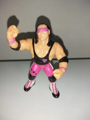 Bret The Hitman Hart Serie 4 CUORE VIOLA  WWF Hasbro Action figure  - Immagine 1 di 4
