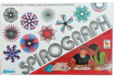 Spirograph Hasbro Kenner Edición Conmemorativa Retro Deluxe Set #01048, Arte Foto 1 de 4