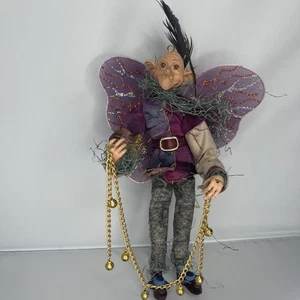 Vintage Elf with Chain Figurine - Christmas Tree Decoration - Picture 1 of 4
