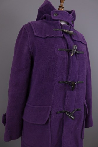 Borsone Burberry viola lana tweed taglia L