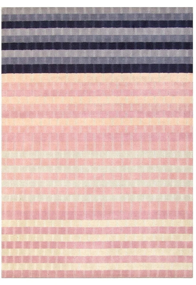 5x8' Pink Modern Loom Knotted Rug 70531 - Image 1 of 1