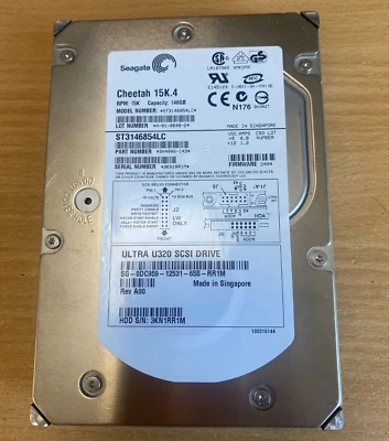 ST3146854LC - SEAGATE Cheetah 15K.4 146GB 3.5" Fibre Channel - 9X4006-143-0DC959 - Image 1 of 4