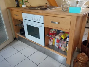 Ikea Värde-Küche Herdschrank mit Ofen und Herdplatte - Bild 1 von 3