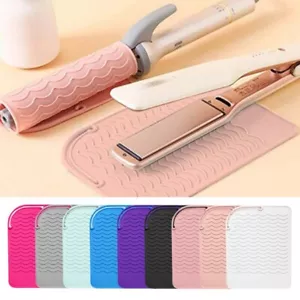 Heat Resistant Mat For Curling Irons Hair Straightener Anti-heat Pad Large UK - Picture 1 of 19