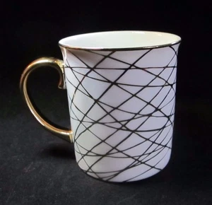 Taza de cerámica de oro blanco vacaciones de Navidad Navidad invierno Arlington Designs 14 oz - Imagen 1 de 10