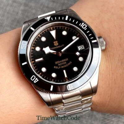 Corgeut 39mm Automatic Watch for Men NH35 Movement Sapphire Crystal Auto Date - Image 1 of 4