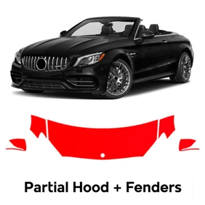 Hood Precut PPF Paint Protection Film For Mercedes Benz C63 2019-2021 - Picture 1 of 8