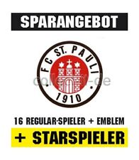Match Attax 10/11 - 16 Basiskarten, 2 Star + Wappen FC St. Pauli
