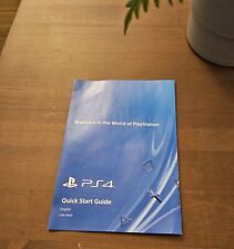 Sony Playstation 4 PS4 quick start guide CUH-1001A
