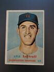 1957 Topps #386 Lyle Luttrell