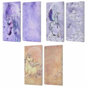 OFFICIAL SELINA FENECH UNICORNS LEATHER BOOK WALLET CASE FOR AMAZON FIRE - Picture 1 of 9