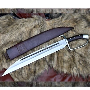 D-Guard Handle Seax knife-knives-Handmade seax-hunting,tactical,Survival knife - Picture 1 of 11