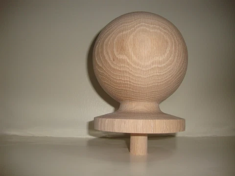WOOD FINIAL UNFINISHED FOR NEWEL POST FINIAL OR CAP #101 Cover