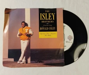 The Isley Brothers - Spend the Night (Ce Soir) - 45 RPM 7" Vinyl Record VG+-VG++ - Picture 1 of 7