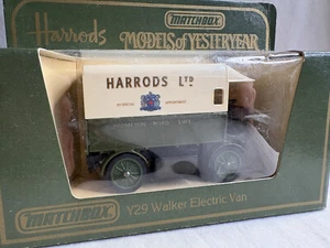 Matchbox Models of Yesteryear Y-29 1919 Walker Electric Van Harrod's - Picture 1 of 4
