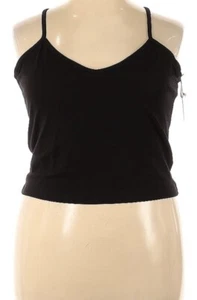 Pact XXXL Black Tank Top With Built In Bra Organic Cotton NWT - Picture 1 of 8